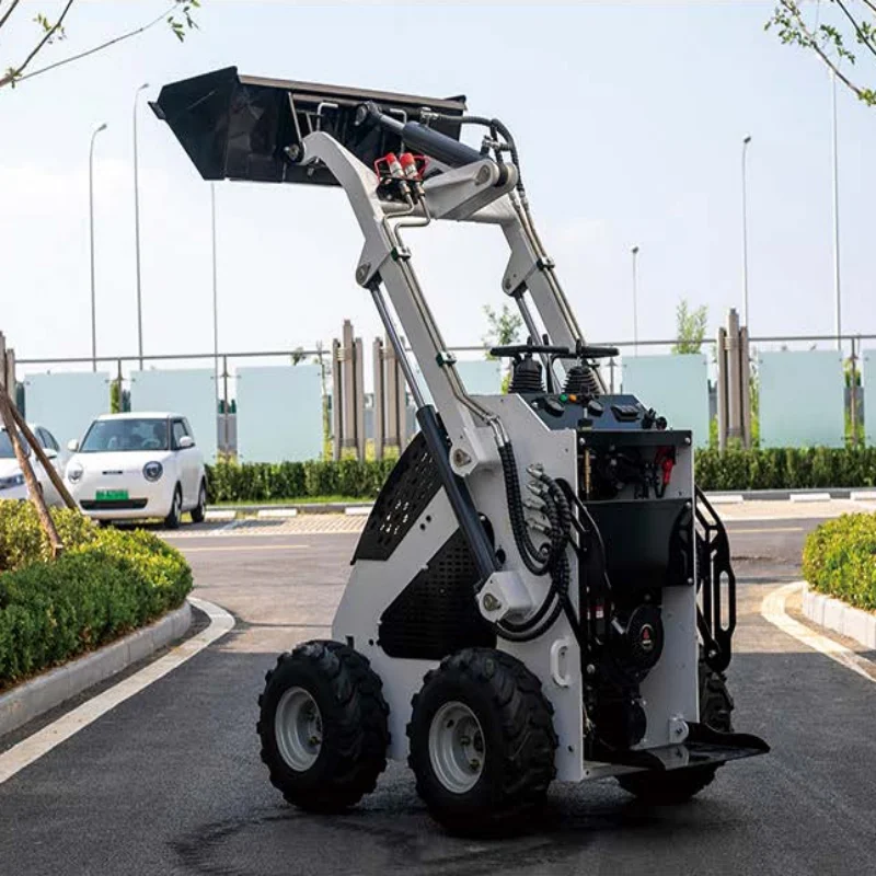 جرافة انزلاقية فعالة ومتينة مخصصة، مناسبة لمواقع البناء والزراعة والبستنة، مع قوة