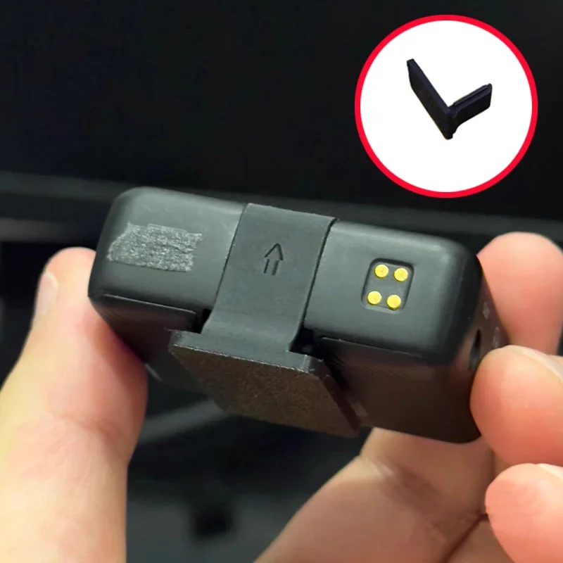 

1PCS For DJI Mini First Generation Microphone Adapter Board 3D Print Toggle Clip Camera Hot Shoe Connector Black Connect Clamp
