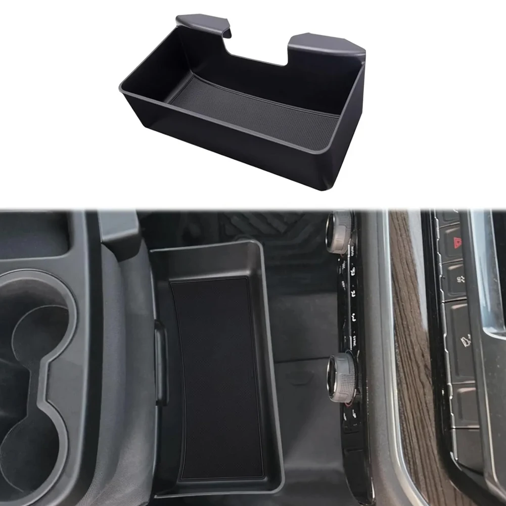 Suspended Storage Box For Center Console For Chevrolet For GMC For Sierra 1500 For Silverado For Sierra 2500HD 3500HD ABS
