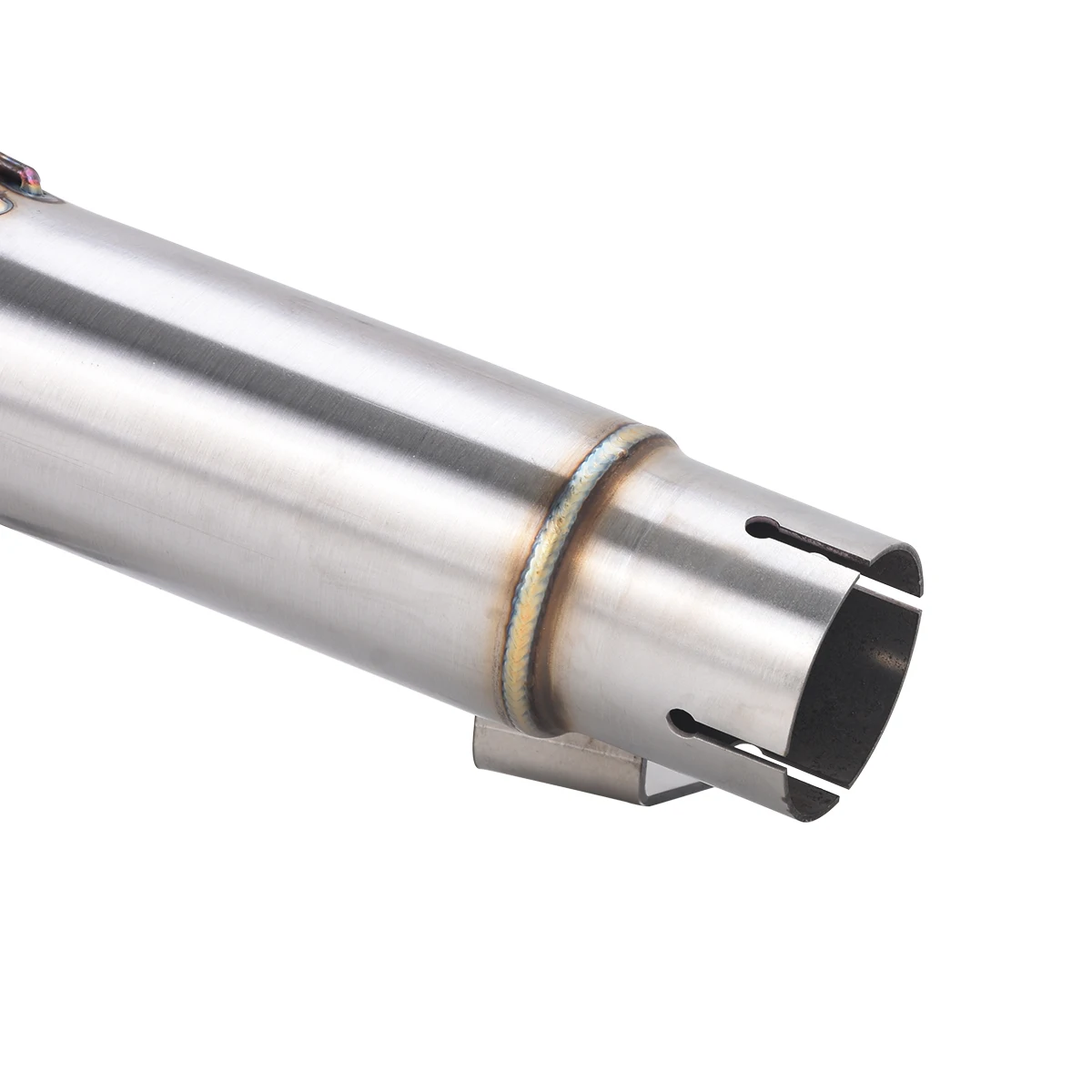 Slip On For KOVE 510X 500X 525X 400X Motorcycle Exhaust Escape System Middle Link Pipe 51MM Pipe Stainless