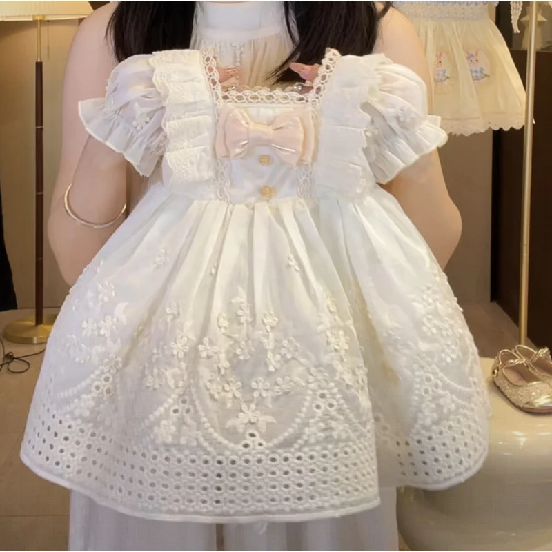 

Girls French Princess Dress2025Summer New Style First Birthday Dress for Toddlers, Stylish Baby Birthday Outfit