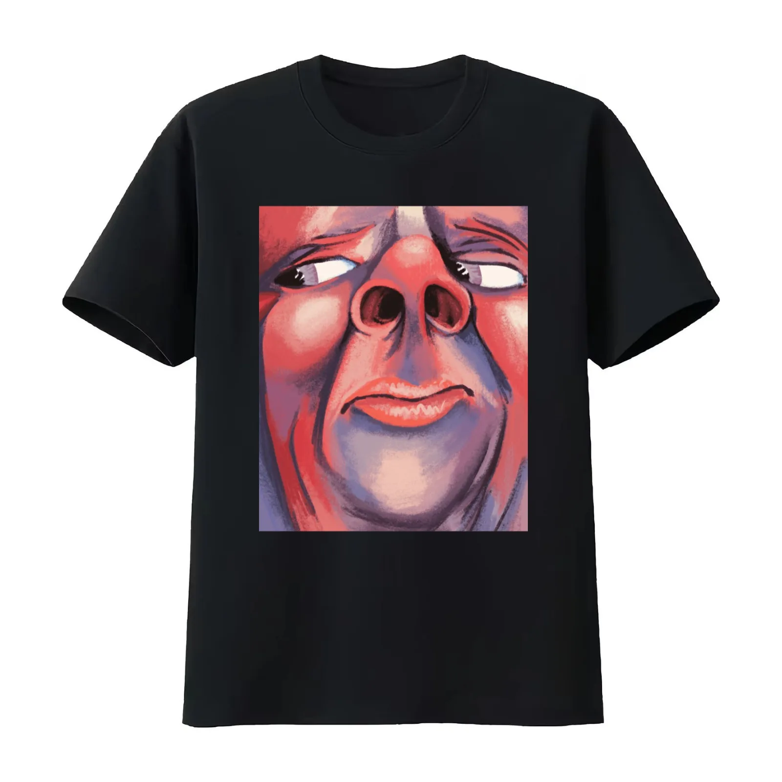 crimson T-Shirt Summer Casual Cotton Tee Oversized Streetwear Tops Vintage Graphic Print Loose Fit Short Sleeve 100% Cotton