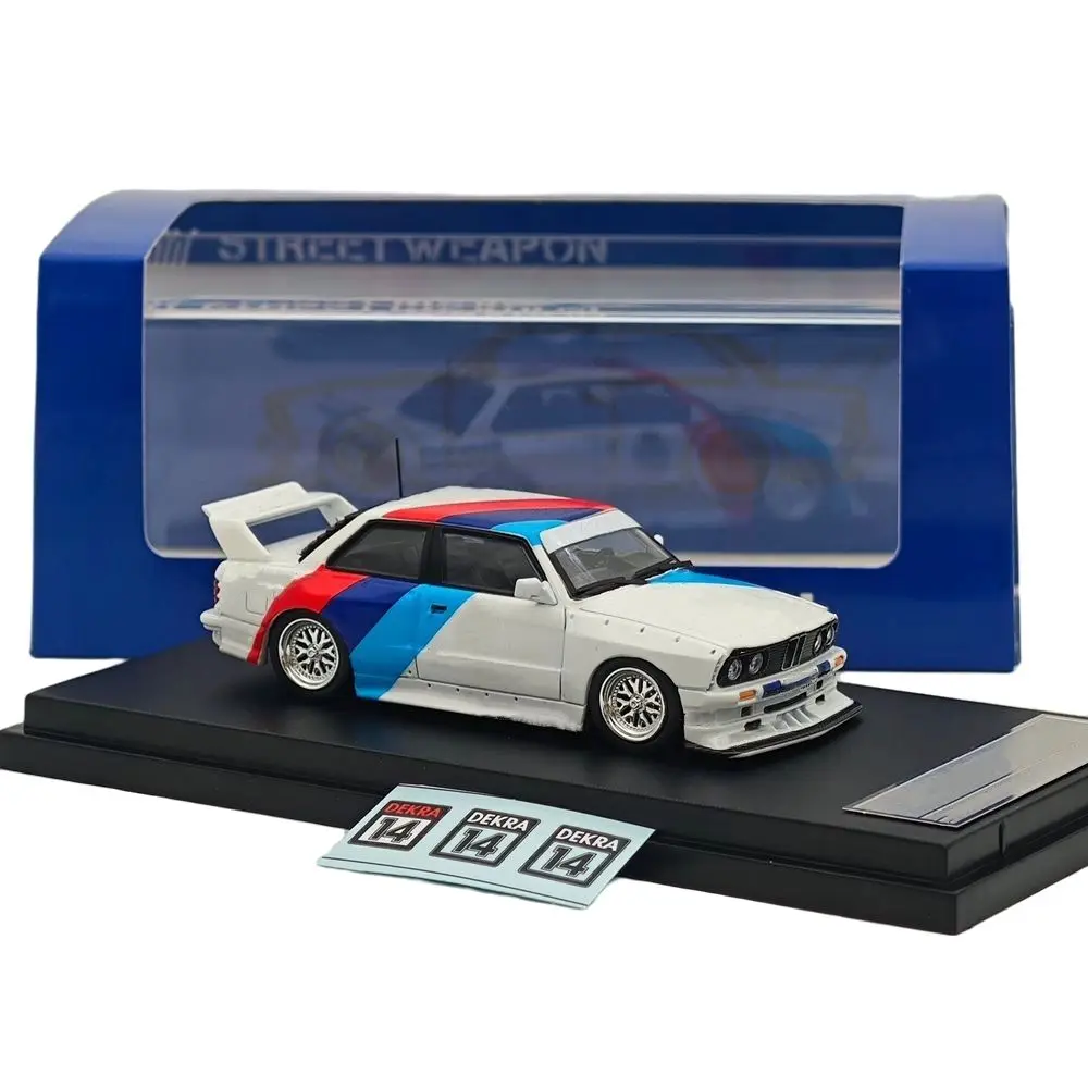 SW 1/64 pour E30 M3 LTO Racing, modèle de voiture sport coupé modifié, collection limitée, cadeau