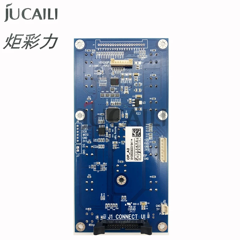 مجموعة لوحة مفاتيح Jucaili Senyang مكونة من 12 زرًا مع شاشة وكابل للطابعة Epson XP600 I3200 4720 DX5 DX7