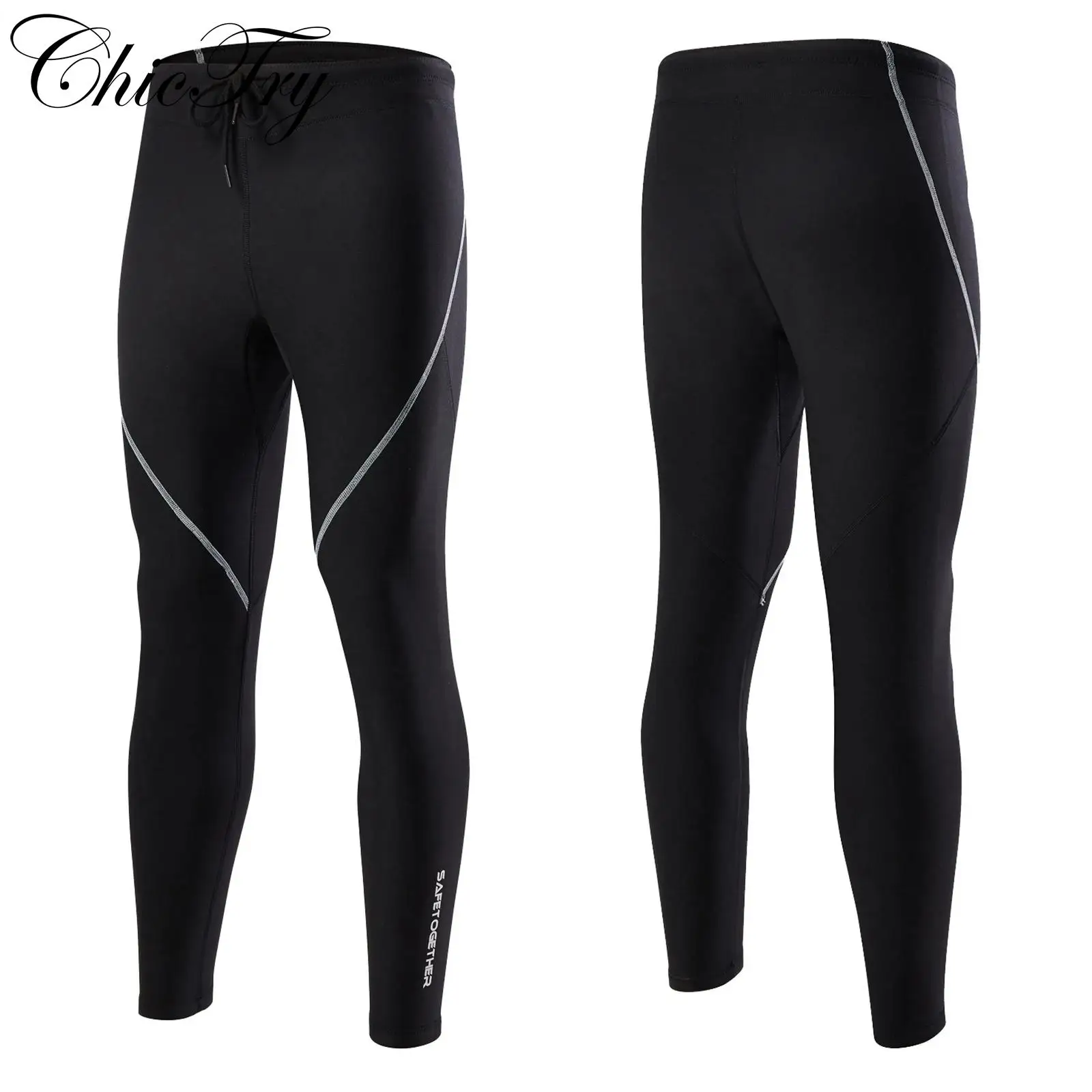 

Mens Swim 2mm Neoprene Wetsuit Pants Drawstring Waistband Thermal Protection Leggings for Swimming Surfing Snorkeling Diving
