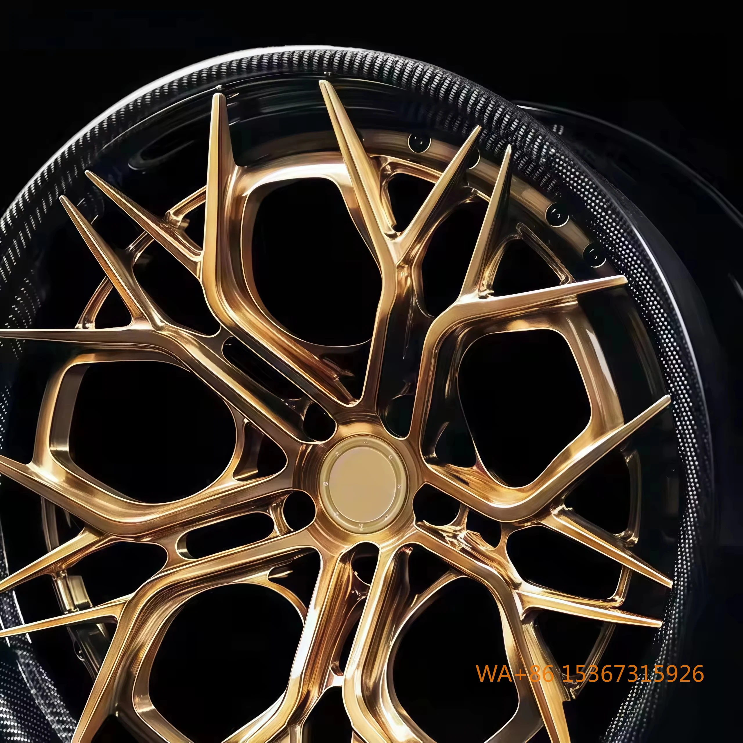 

XINLAI Forged Carbon Fiber 2-piece Custom 16 -26 Inch 5x130 5x114.3 5x112 Alloy Rim Concave Deep Dish Luxury Car Wheels