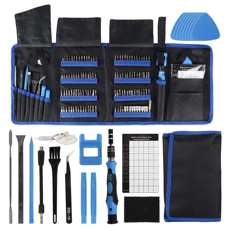 Household 142-in-one screwdriver tool set, manual combination sewing machine batch head