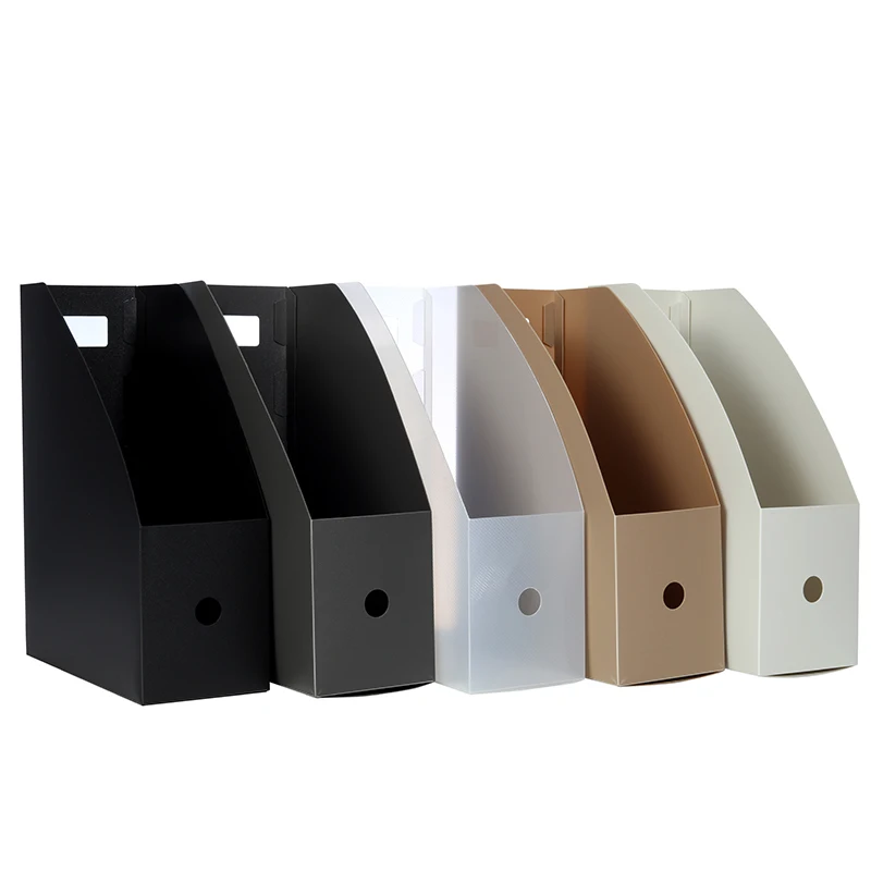 Cartella verticale A4 per archiviazione di file da ufficio pieghevole semplice con scatola per inserti di grande capacità 9 scelte di colore