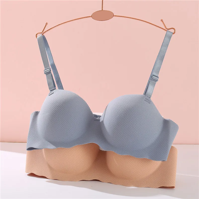 Sexy Push Up Bra Seamless Bras For Women Underwear Wireless Female Lingerie Breathable Gather Convertible Straps Bralette