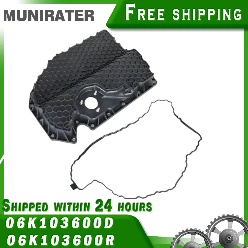 

Oil 06K103600R Pan For VW Sedan Volkswagen Golf GTI Audi A3 S3 R 06K103600D