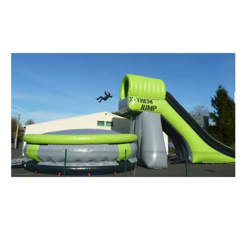 Inflatable Stunt Jump Airbag Extreme Freestyle Trampoline Landing Mat Cushion for Outdoor Sports Park Training