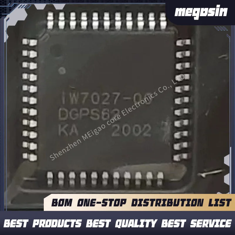 1pcs/lot IW7027-00-TQ2E-1 IW7027-00 LQFP-44 Controller chip