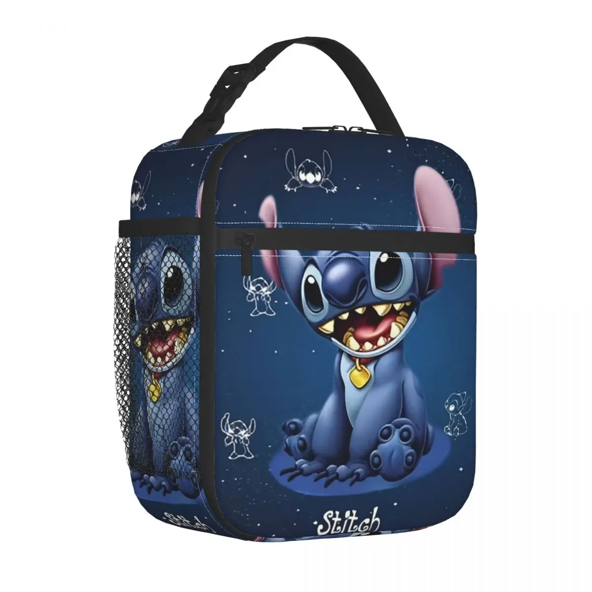 

Stitchs Cartoon Insulated Lunch Bags Leakproof Lunch Container Thermal Bag Tote Lunch Box Office Picnic Food Bag