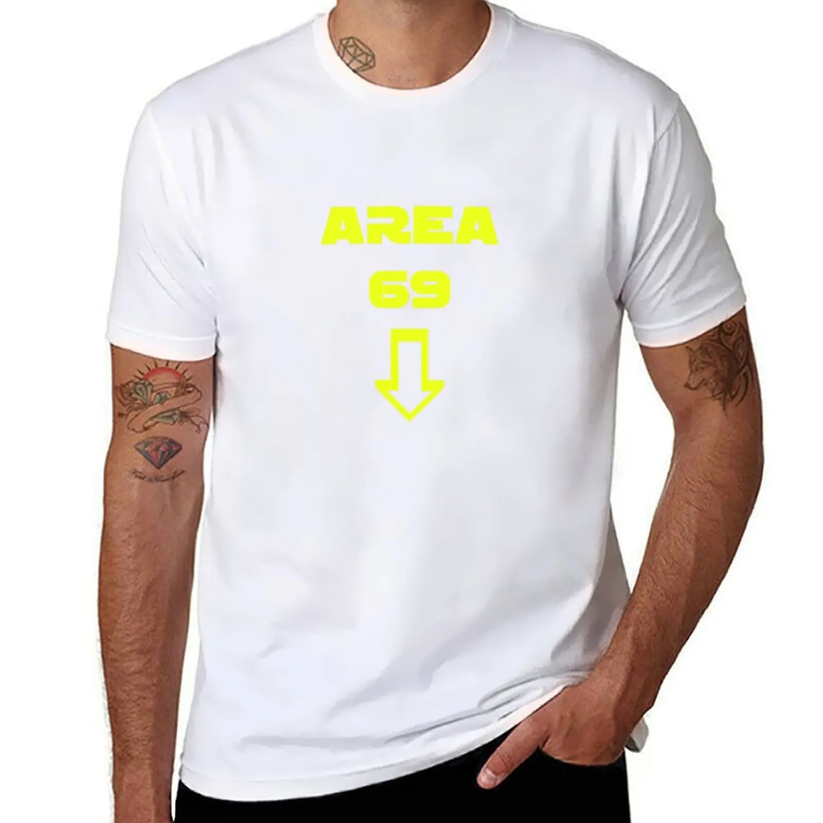 

Area 69 T-Shirt Plus Size Simple Casual Top