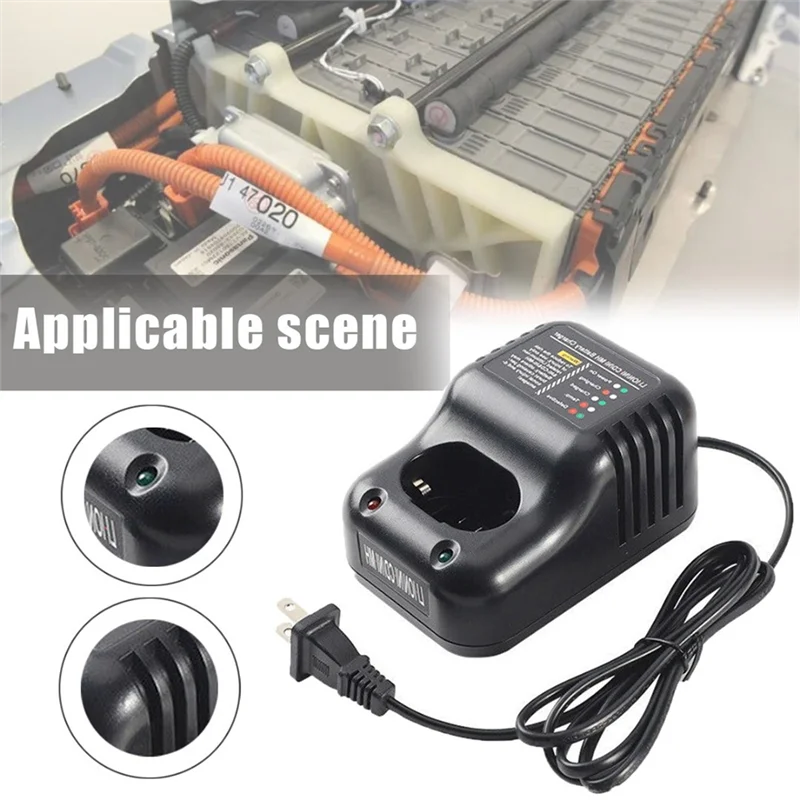 

A44Z-Charger Black Charger 2In1 With Indicator Light For Paslode Lithium- Battery 900420 900420 Power Charger (US Plug)