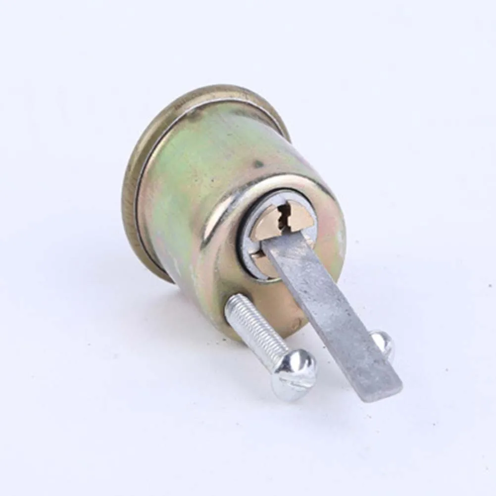 

Cast Iron Door Lock Durable Anti-Theft Deadbolt Lock Set For Wooden Glass Metal Fireproof Doors Home Office Security