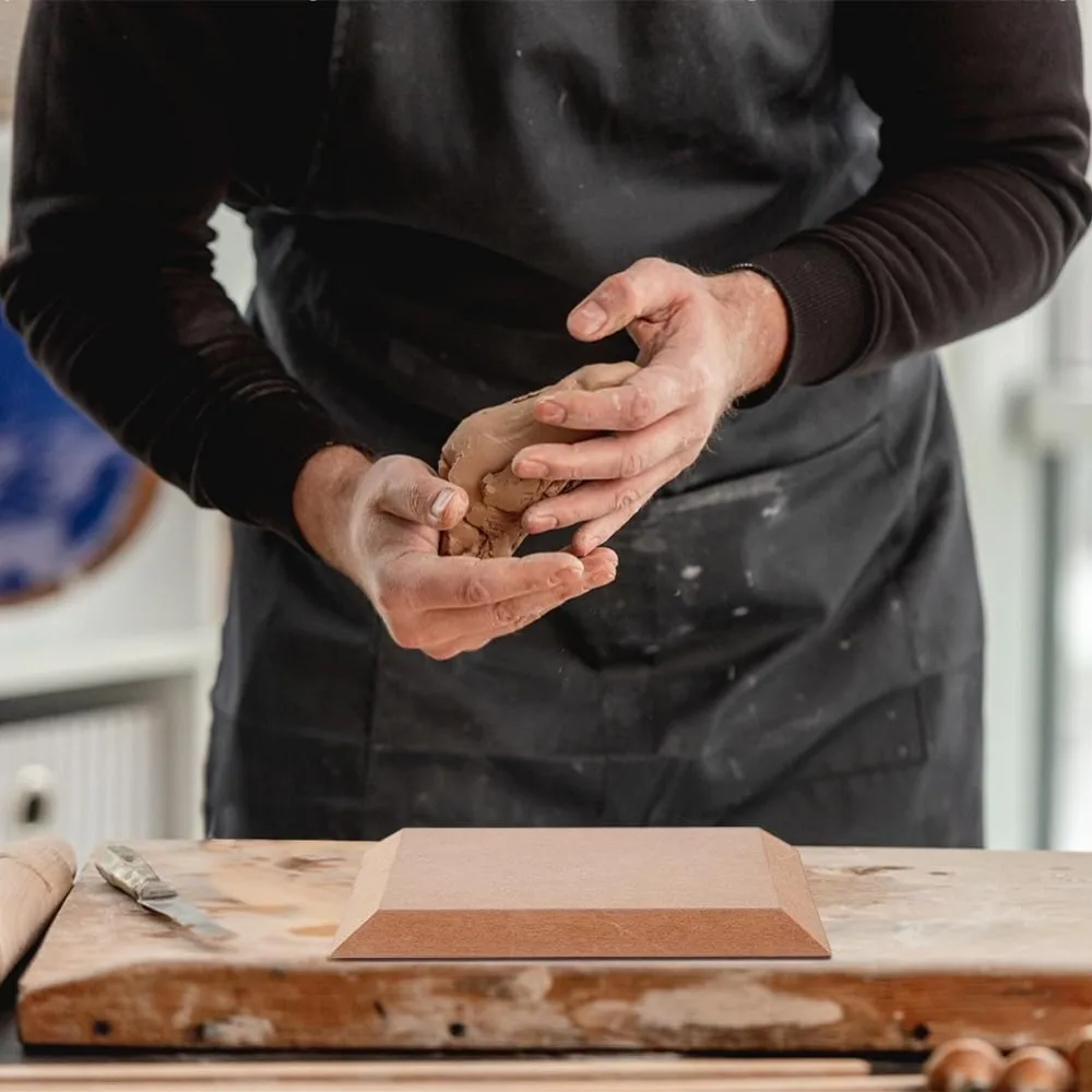 Aardewerkgereedschap voor klei, vierkant aardewerkgereedschap Keramische plaatvormgereedschap Handbuilding Schotel Plaat Slump Tool Schotel Aardewerkpers