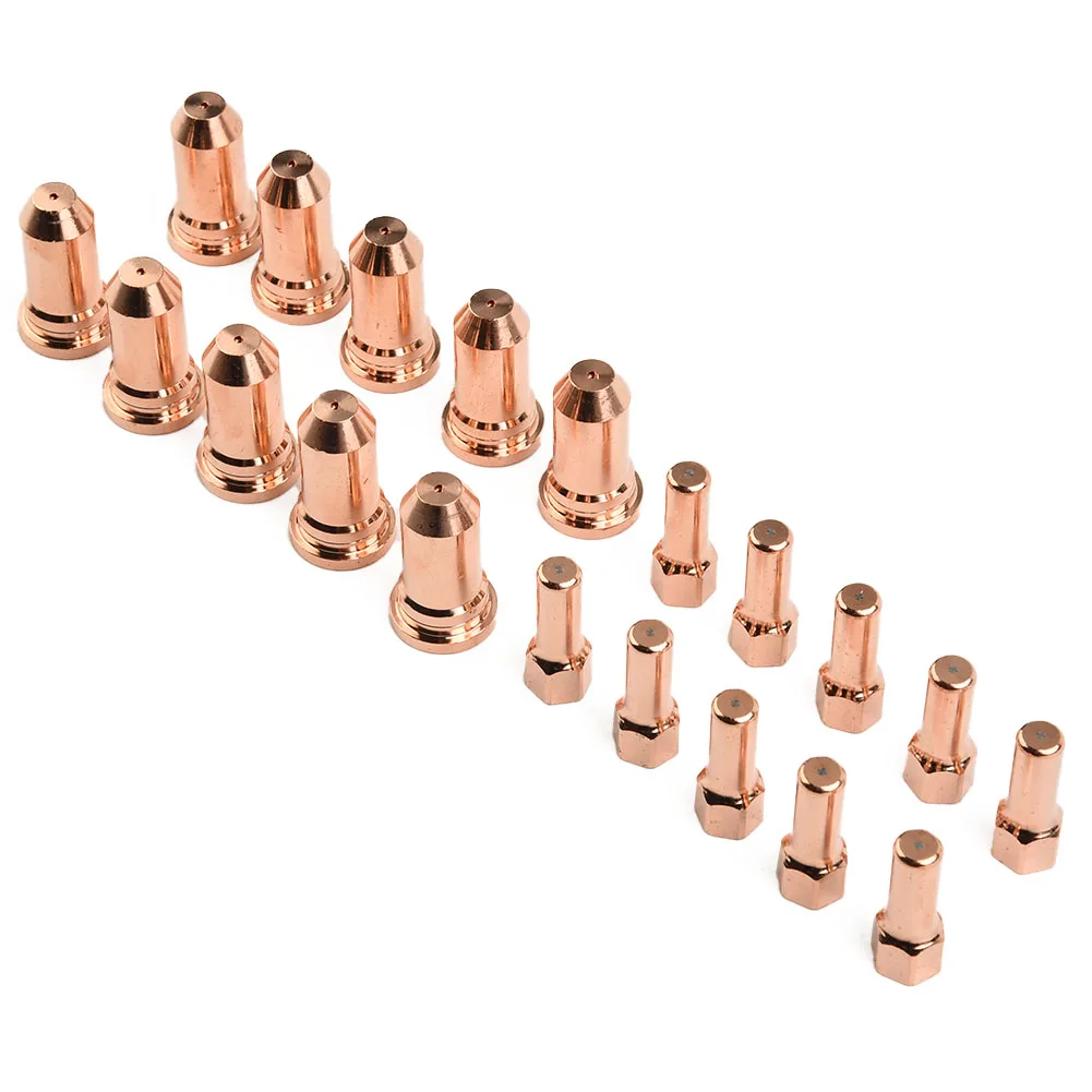 Complete Kit of Plasma Cutting Accessories Contains 20pcs of Electrode and Nozzle Tips for Optimal Performance on PT100 IPT100