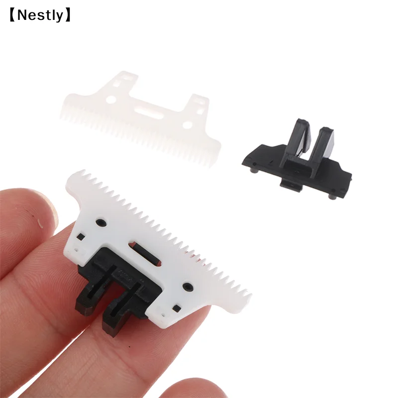 Keramik-Klingenschneider, kabelloser 2-Loch-Clipper, passend für Haarschneidemaschine, Trimmer, Bartzubehör〔Nest〕