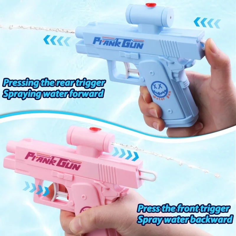 Prank Two-Way Water Gun, Prank Squirt Gun from Front and Back, Creative Pranks Battle Toy for Summer Water Fighting Activities