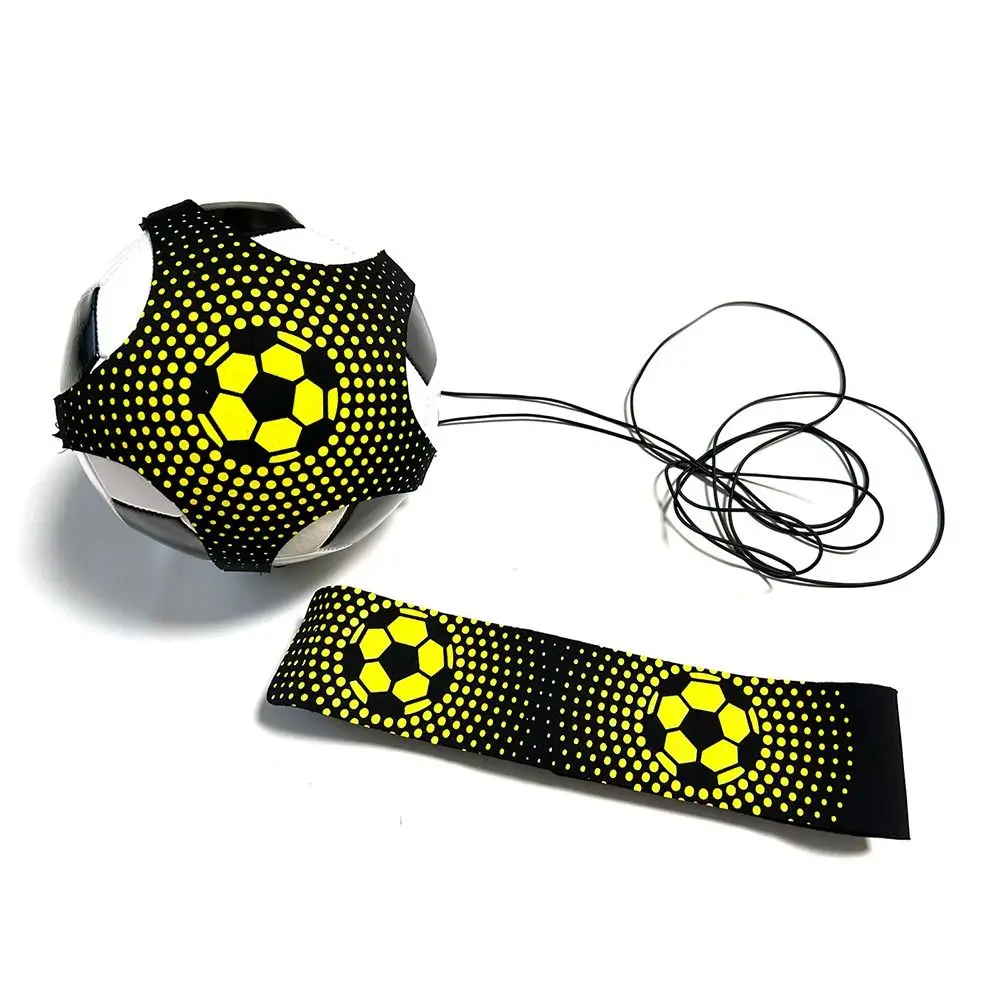 

Elastic Belt Soccer Ball Juggle Bags Adjustable Kicking Soccer Trainer Belt Portable Durable Football Kick Trainer Kids Adults