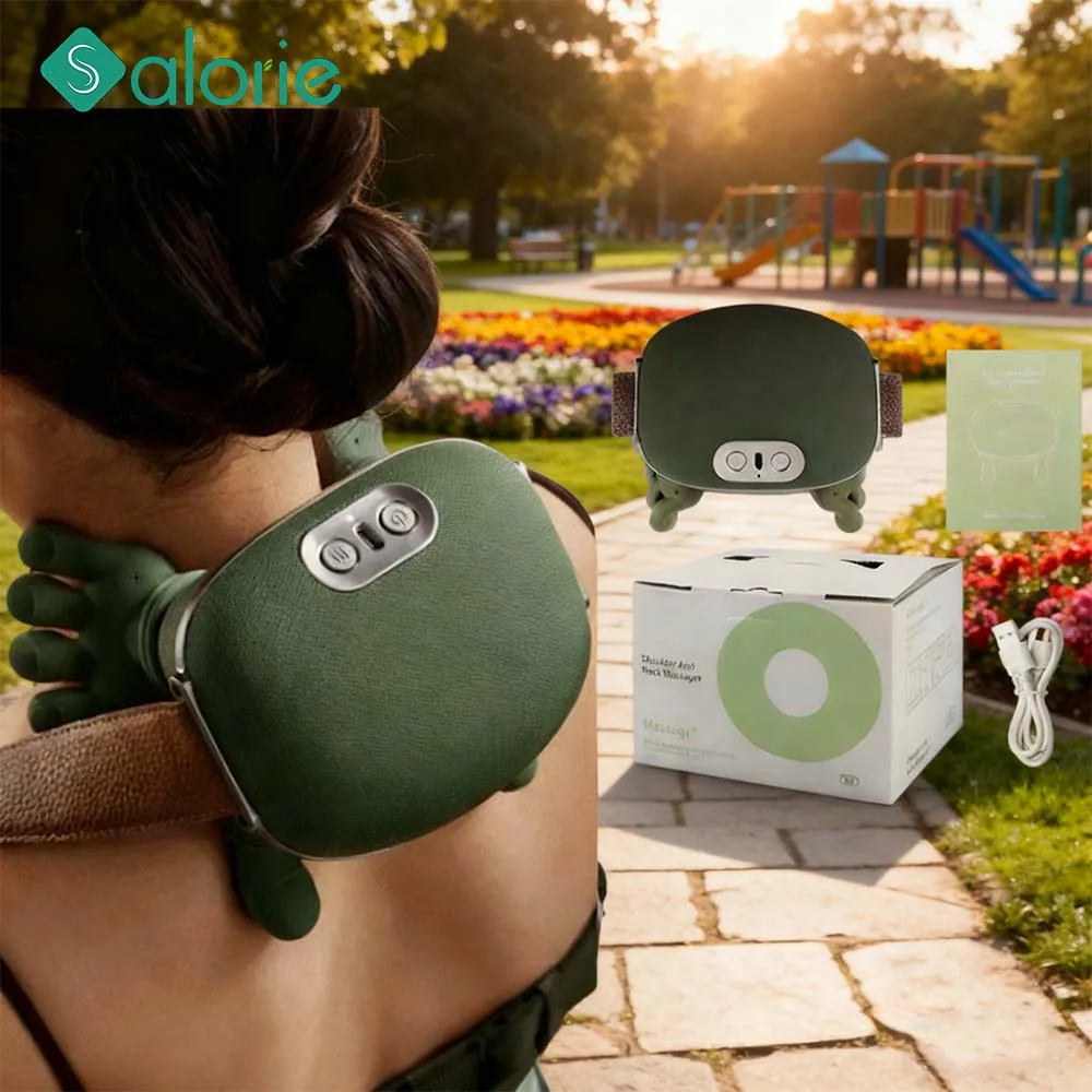 Masajeador biónico para dedos, cuello, hombros, cuello, Trapezius Cervical, masaje para amasar, chal Shiatsu, espalda, cuello, Masajeador Cervical