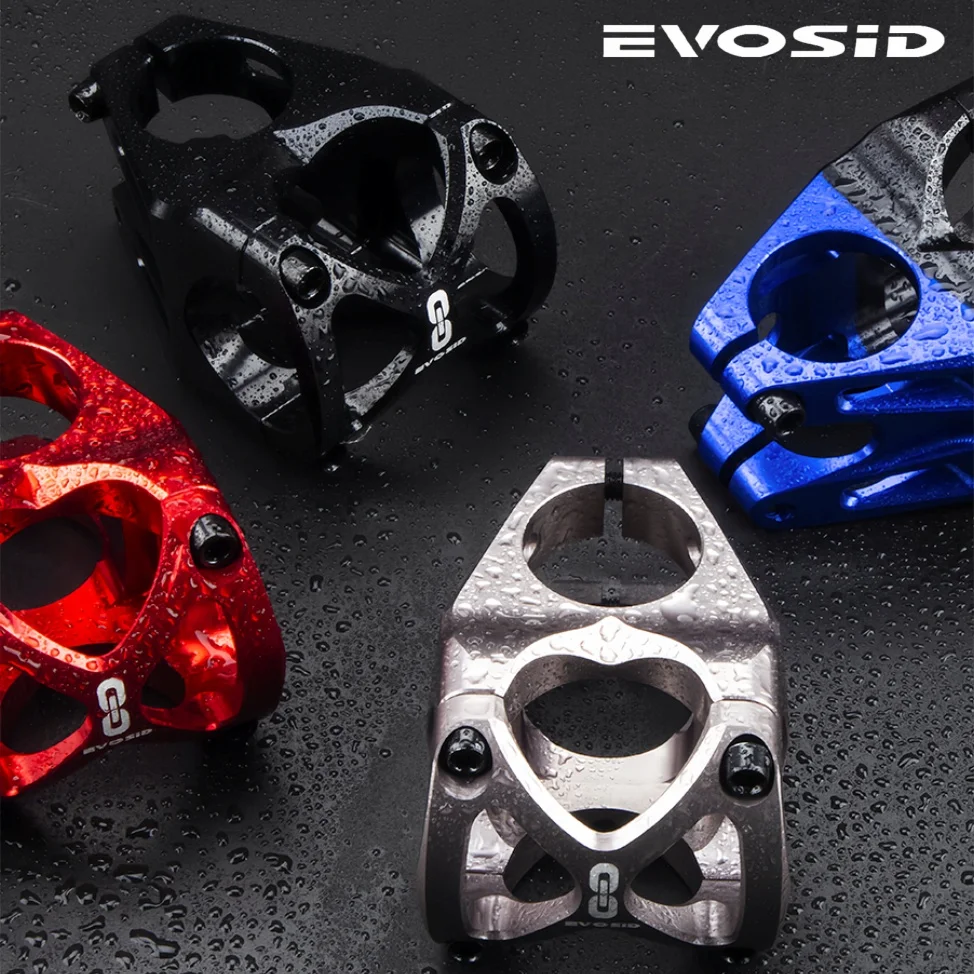 EVOSID Ultralight MTB Bike Stem 31.8 Short Bike Stem Road Bicycle Bridge Aluminum Handlebar Table Riser Fork Stem Mountain Bike