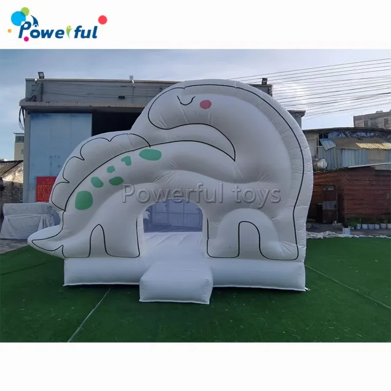 

White Mini Inflatable Bounce Castle Bouncer House