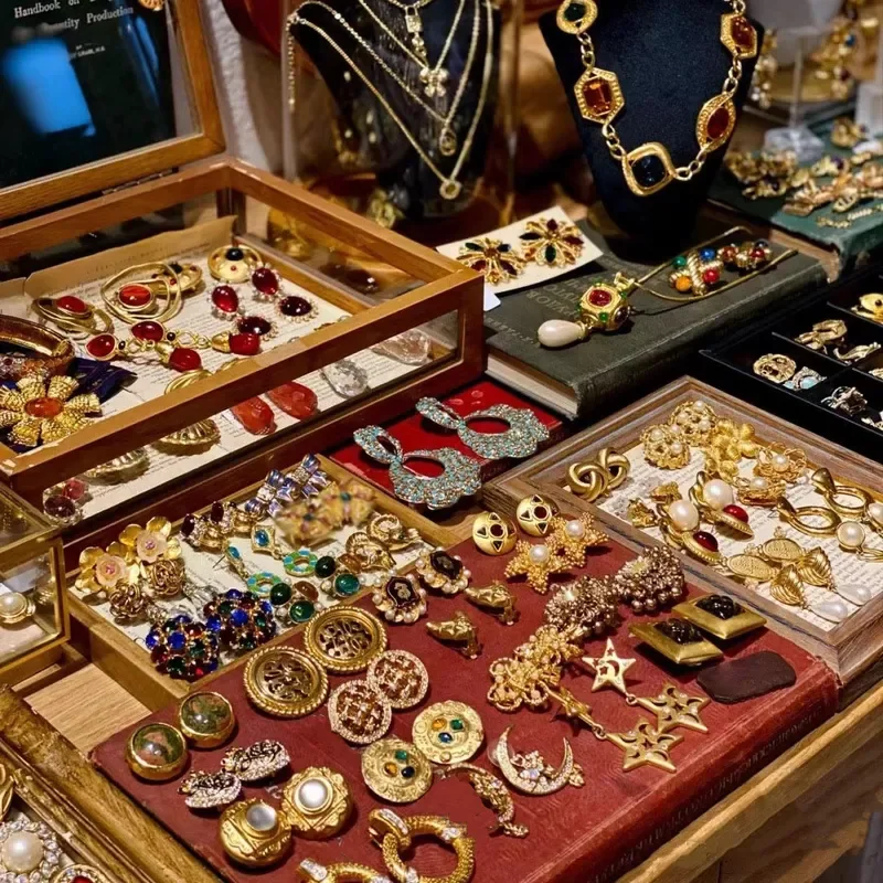 Pendientes de Perlas de Agua Dulce Antiguas Medianas con Aguja Plateada y Baño de Oro Real 2026, Pendientes Retro Vintage de Primera Calidad