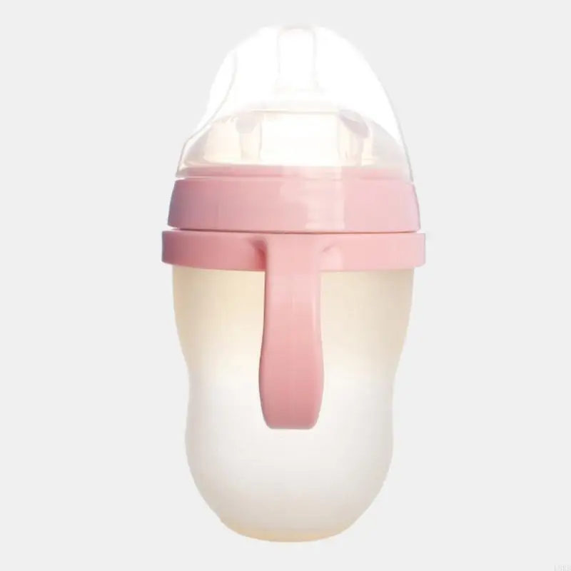 قطعتان من أدوات تدريب زجاجات الرضاعة للأطفال بمقبض بلاستيكي سهل الإمساك L8RB #3