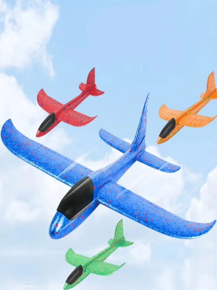 3Pcs 35CM Children Hand Throw Flying Glider Planes Toy Kids Foam Aeroplane Model Children Outdoor Fun Toys Hot Whells Toy Plane