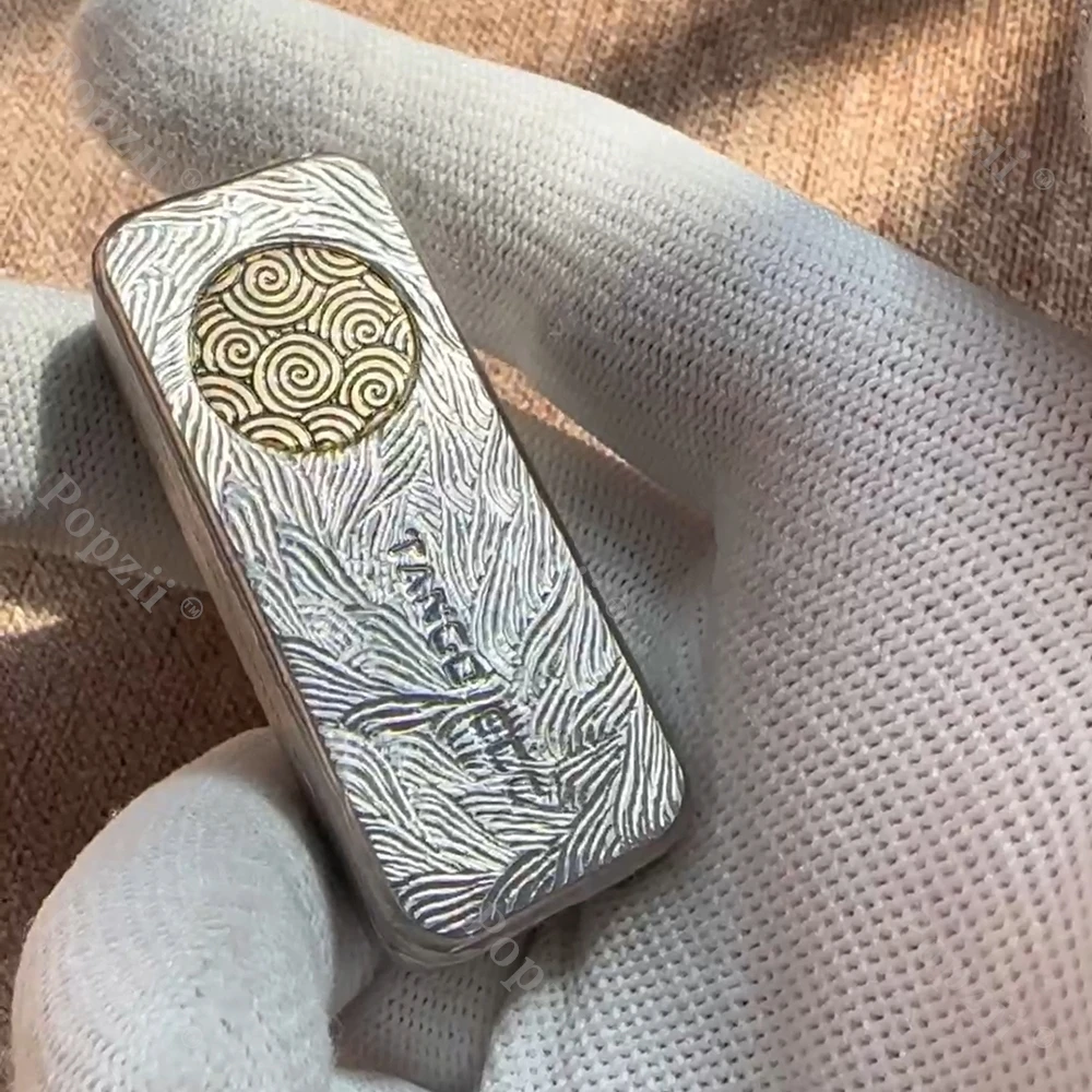 تانجو EDC تلميع التيتانيوم رائعة نحت الميكانيكية دفع المنزلق ألعاب التململ مكتب أدوات تخفيف التوتر القلق اللعب #2