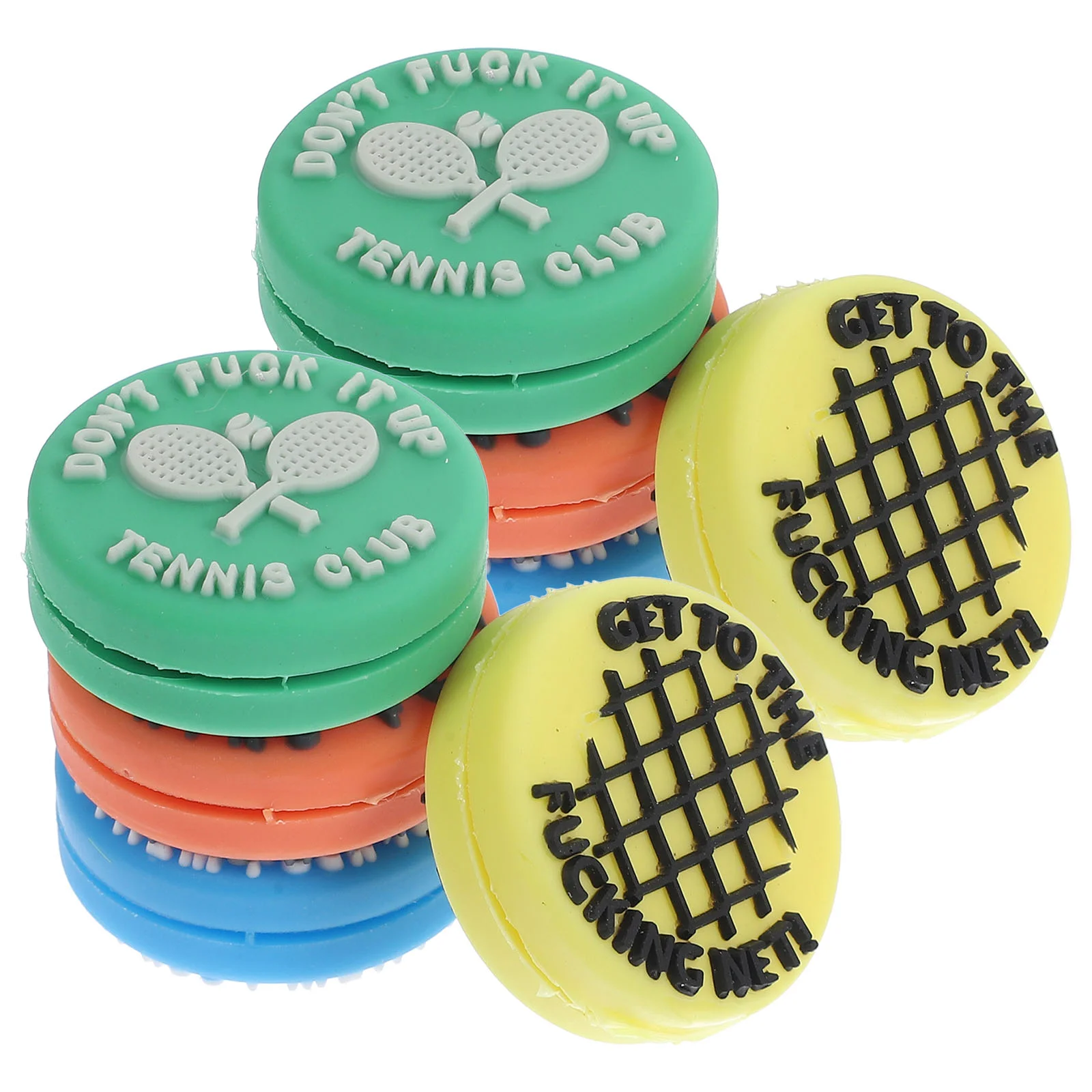 

8 Pcs Tennis Racket Vibration Dampener Shock Absorber Silicone Damper Gift Racquet Dampeners Silica Gel Man