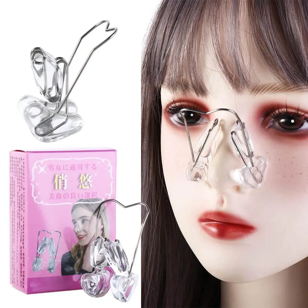 Nose Shaping Corrector Reshape Nose Slimming Massager Nose Shaper Clip Nose Up Shaper Silicone Nose Lifter Nose Straightener