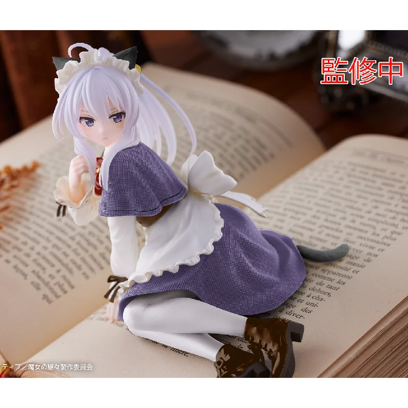 TAITO Witch Journey in Stock Ilena Cat Ear Maid Renewal Scenery Movable Handicraft Ornament Model Toy Gift Anime Collected Doll