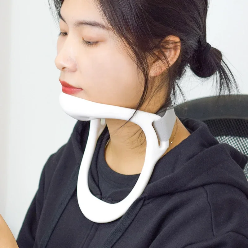 

Neck Brace Support Posture Improve Pain Caused By Bowing Your Head Health Care Girth Adjustable Correct Effectively Stretcher