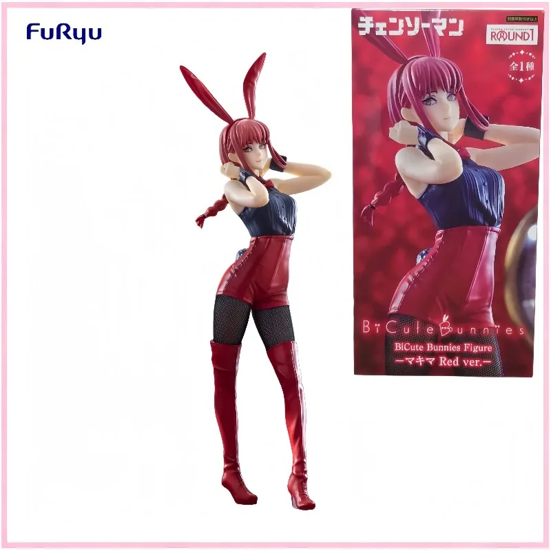 

Original Genuine FuRyu BiCute Bunnies Chainsaw Man 30cm Makima Red Figure Anime Figurine Collections Toys Gifts