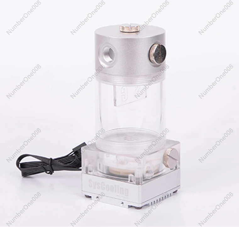 P67D Silent Water Cooling Pump with Water Tank, Computer DIY Heat Dissipation and Speed Regulation Integrated Water Pump