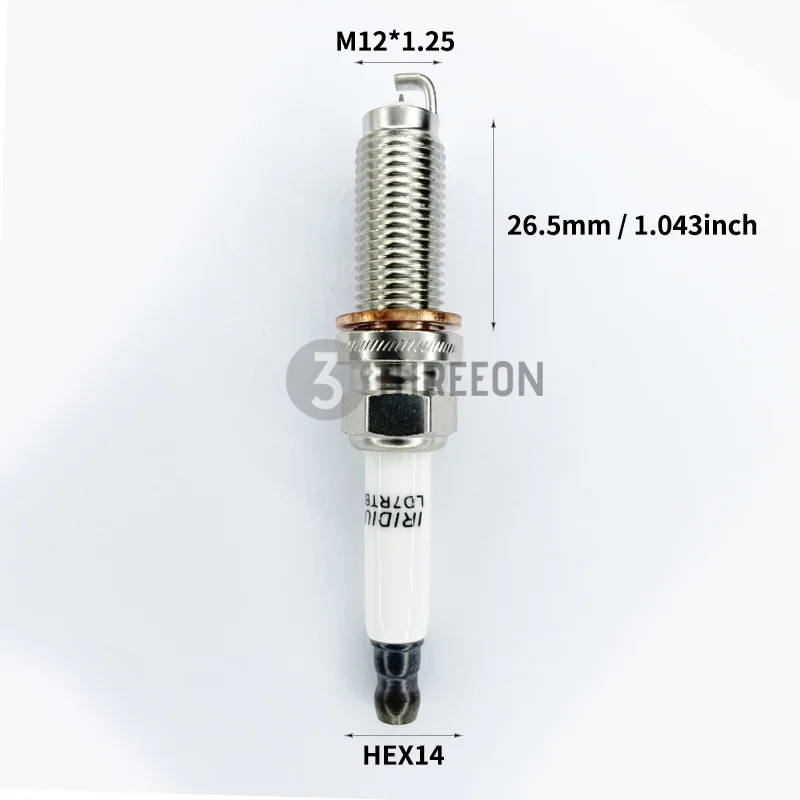 3/4/6pcs THREEON Iridium Spark Plug For LAND ROVER Evoque Discovery 2.0 Si4 4x4 For Defender 2.0 3.0 5.0 LR050998 LR091617
