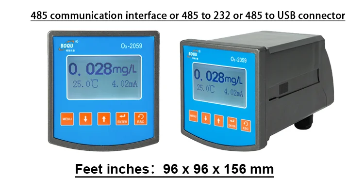 Dissolved Ozone Analyzer IP65 0-20mg/L 0-2mg/L Online Water Quality Monitor Desktop Portable WiFi