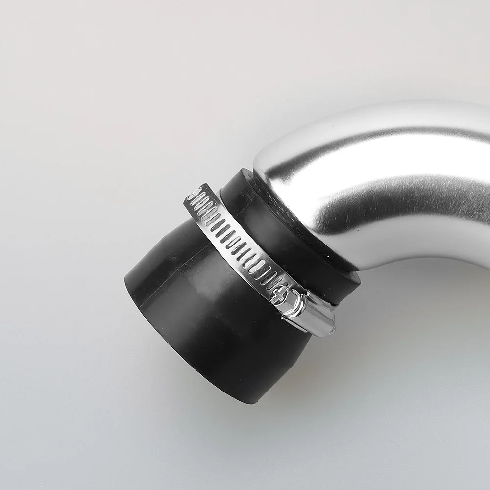 NIBBI Luftfilter Ansaugkrümmer ATV Roller Kaltlufteinlass Ellenbogen Aluminiumrohr für Honda Yamaha Motorrad GY6 Motorteile – Detail 7