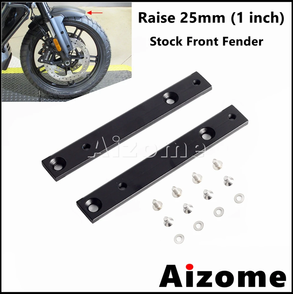 Motocykl 25 mm 1 cal Przedni błotnik Podnośnik błotnika Zestaw do Harley Pan America 1250 RA1250 RA 1250S 2021-2024