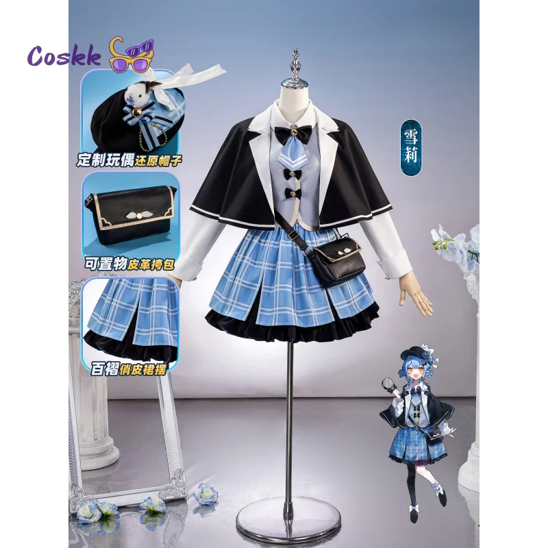 

Anime Magical Girl Witch Tachibana Sherii Cosplay Costume Women Coat Bag Skirt Hat JK Uniform Halloween Carnival Party Clothes