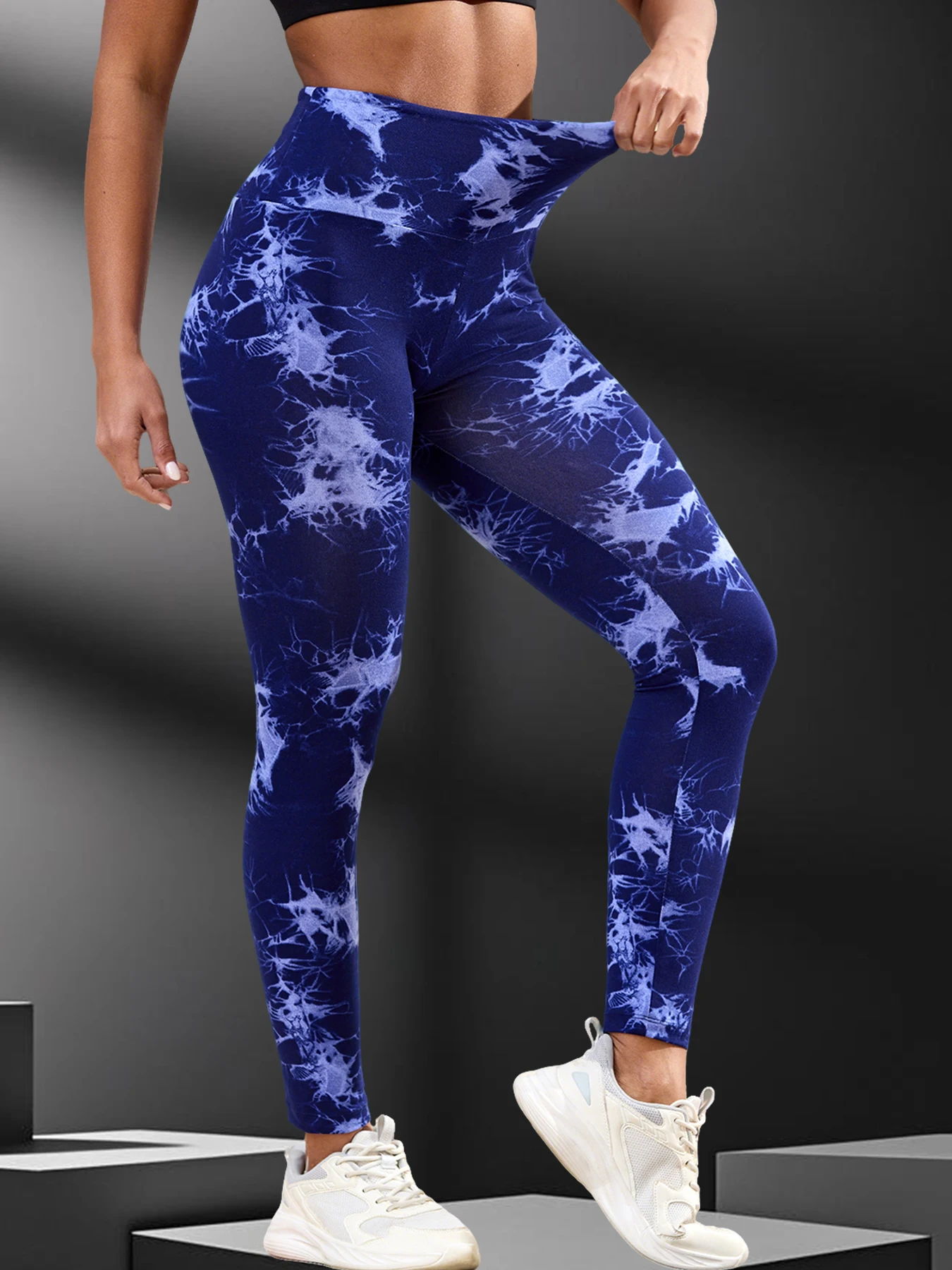 Leggings tie-dye da donna a vita alta: super morbidi, non trasparenti, design push up, perfetti per allenamenti in palestra, corsa, yoga