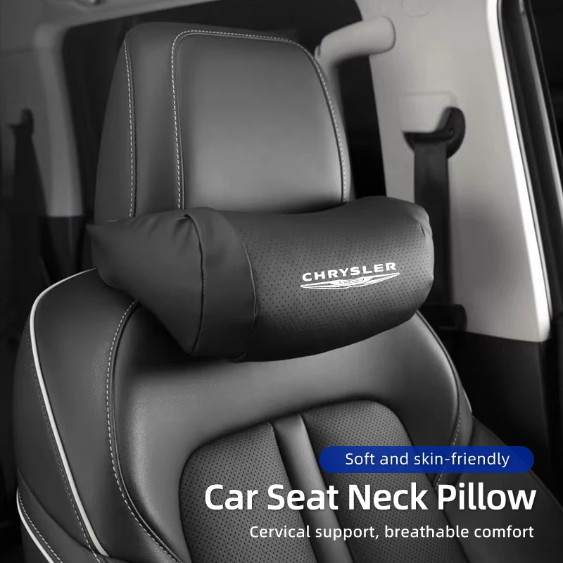 

Автомобильный кожаный подголовник Napa, хлопковая подушка для шеи, аксессуары для Chrysler 300c PT Cruiser Grand Voyager Pacifica Town Country