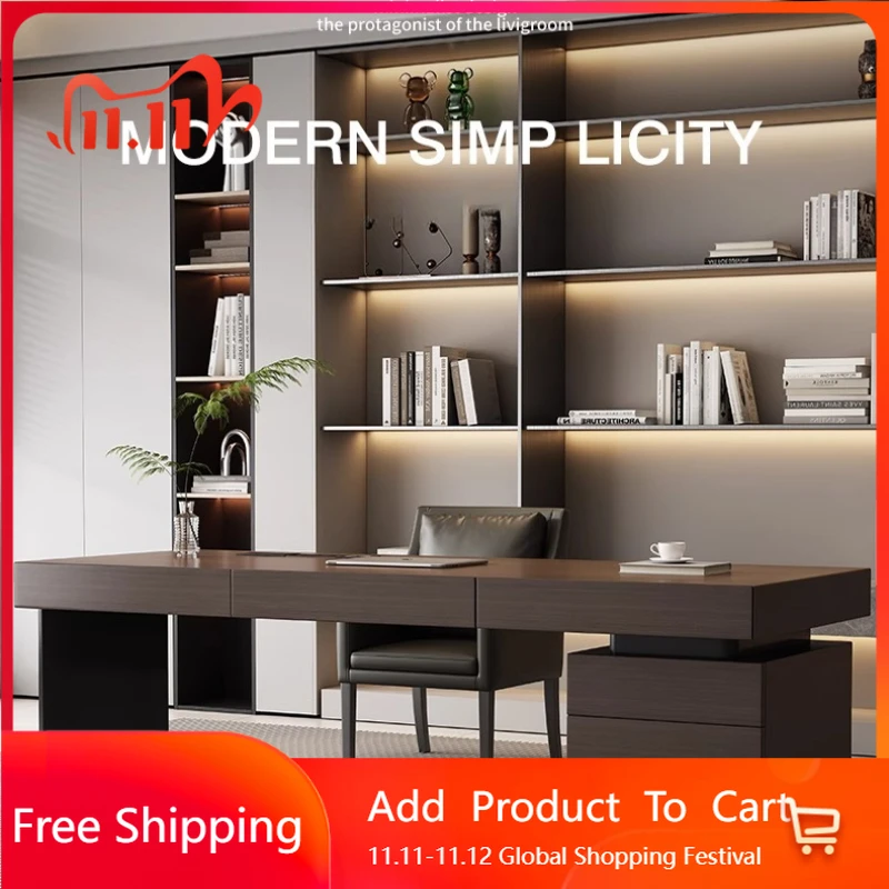 

Минималистичный итальянский офисный стол, легкий роскошный стул, шкафы, рабочие столы для хранения, современный дизайнер, уникальная мебель для бюро