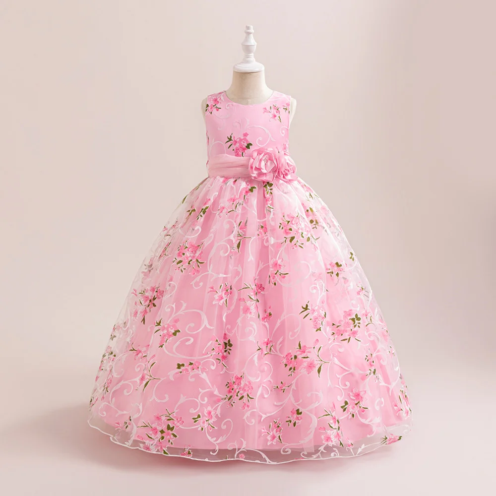 

Вечерние платья для девочек, детское летнее элегантное платье принцессы для девочек, костюм подружки невесты на день рождения, свадьбу, костюм для первого причастия