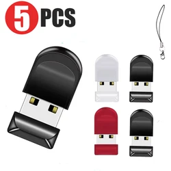 5 PCS LOT USB Flash Drive 128GB Super Mini Pen Drive 64GB Real Capacity Memory Stick 32GB Waterproof Pendrive 16GB High Speed