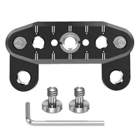 B04C-Mini placa de liberación rápida de aleación de aluminio, carril NATO, placa de expansión superior de 63Mm para Sony FX30/FX3, montaje DSLR, aparejo de jaula para cámara