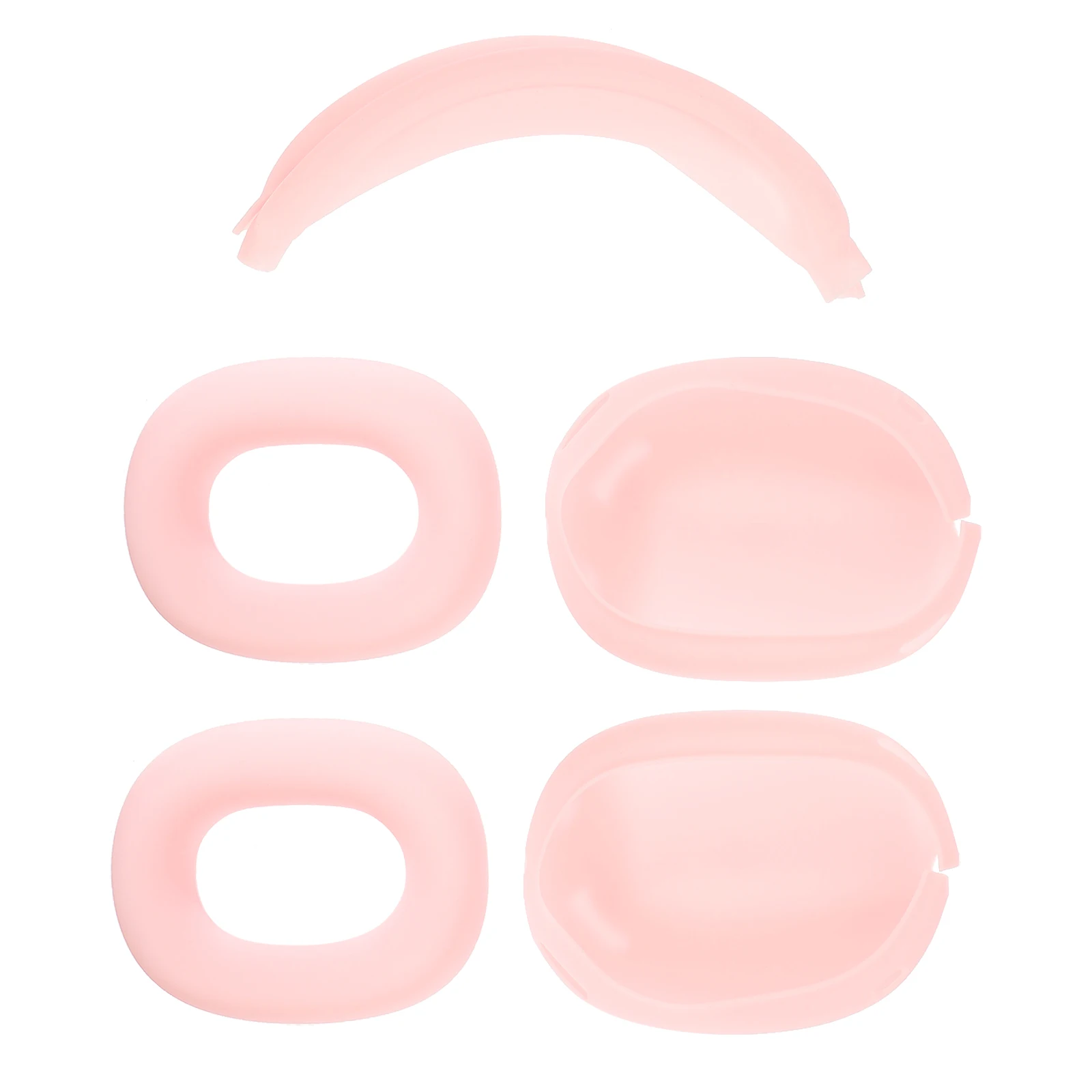 

TPU Earphone Case Headphone Accessories Set Pink Color Headb Cover Scratch Resistant Drop Proof Wireless Shell Sweat Covers